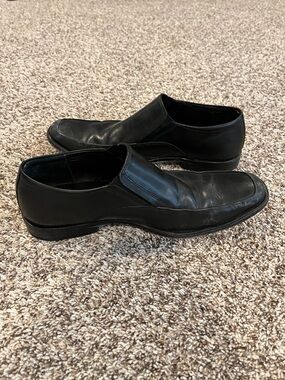 Gordon Rush Classic Black Men's Slip-On Dress Shoes